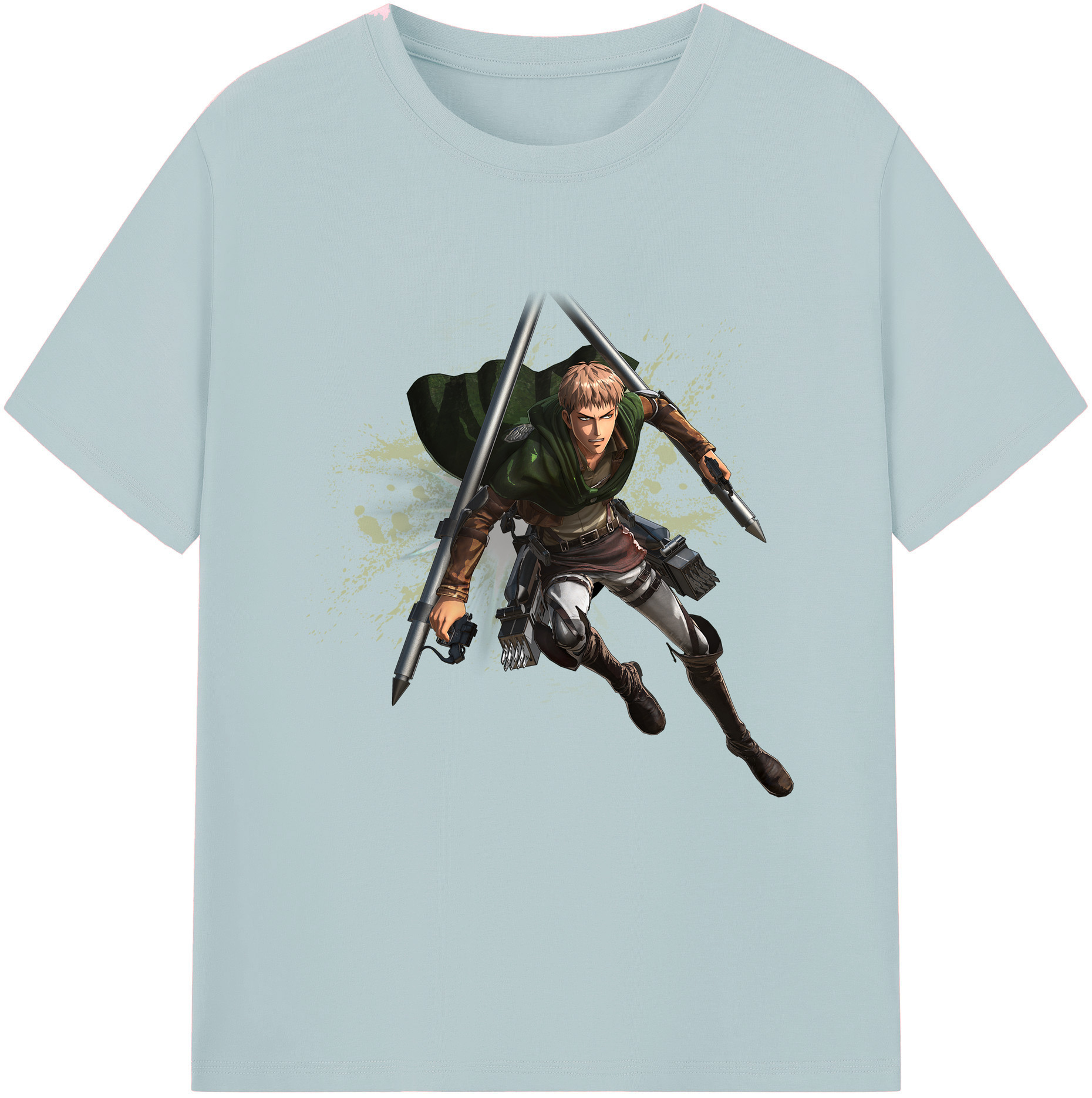 （画像用） 進撃の巨人 ジャン・キルシュタイン Attack on Titan Jean Kirstein 綿100％半袖Tシャツ（フロントプリント）